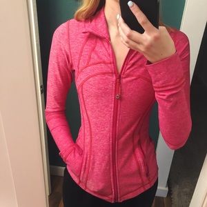 Heathered Pink Define Jacket Lululemon